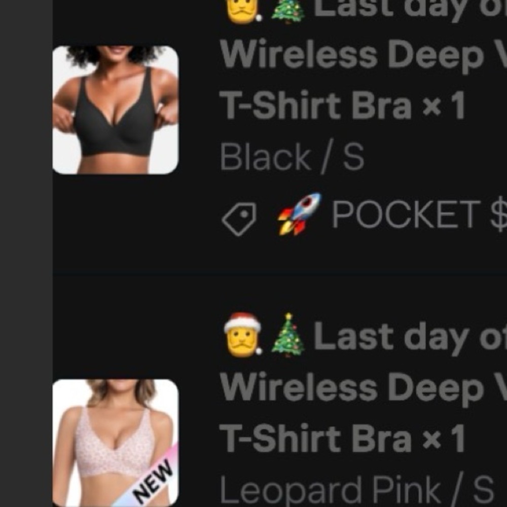 TWO Ultra-comfortable bras